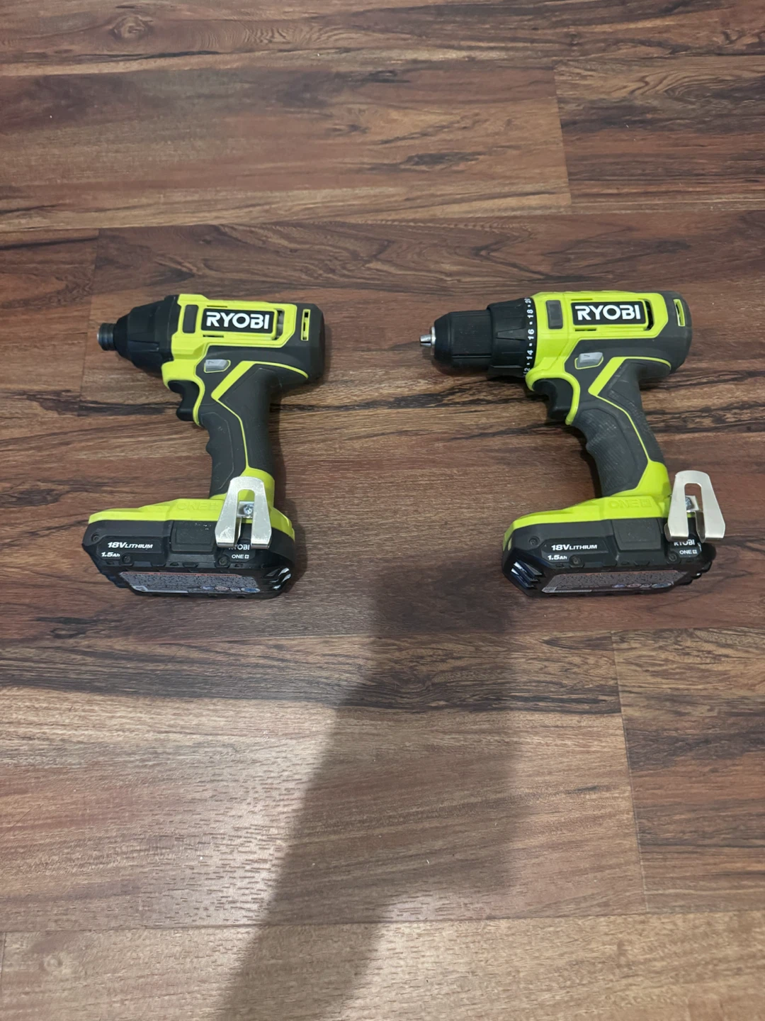 Ryobi 18V Cordless Drill and Impact Driver Set