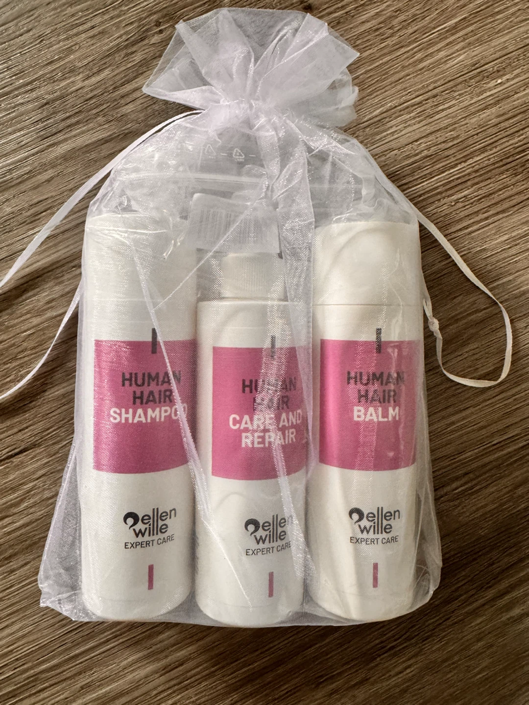 Ellen Wille Human Hair Shampoo, Care & Repair, Balm Set