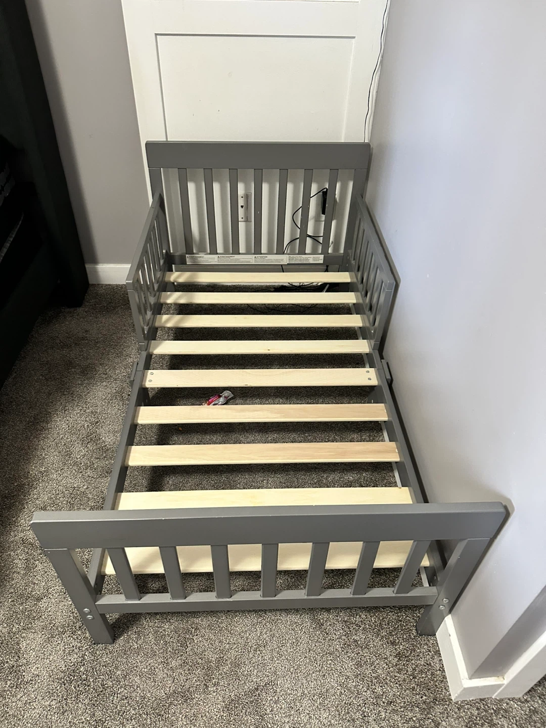 Toddler Bed Frame with Mattress