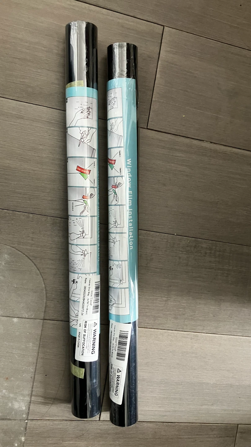 Window Film Rolls (2 Pack) tinted one way