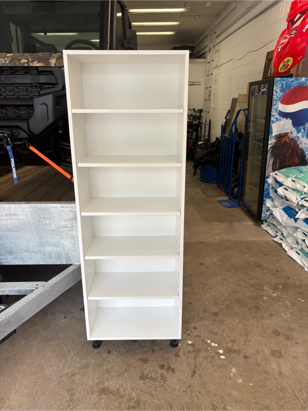 White 5-Shelf Booksh