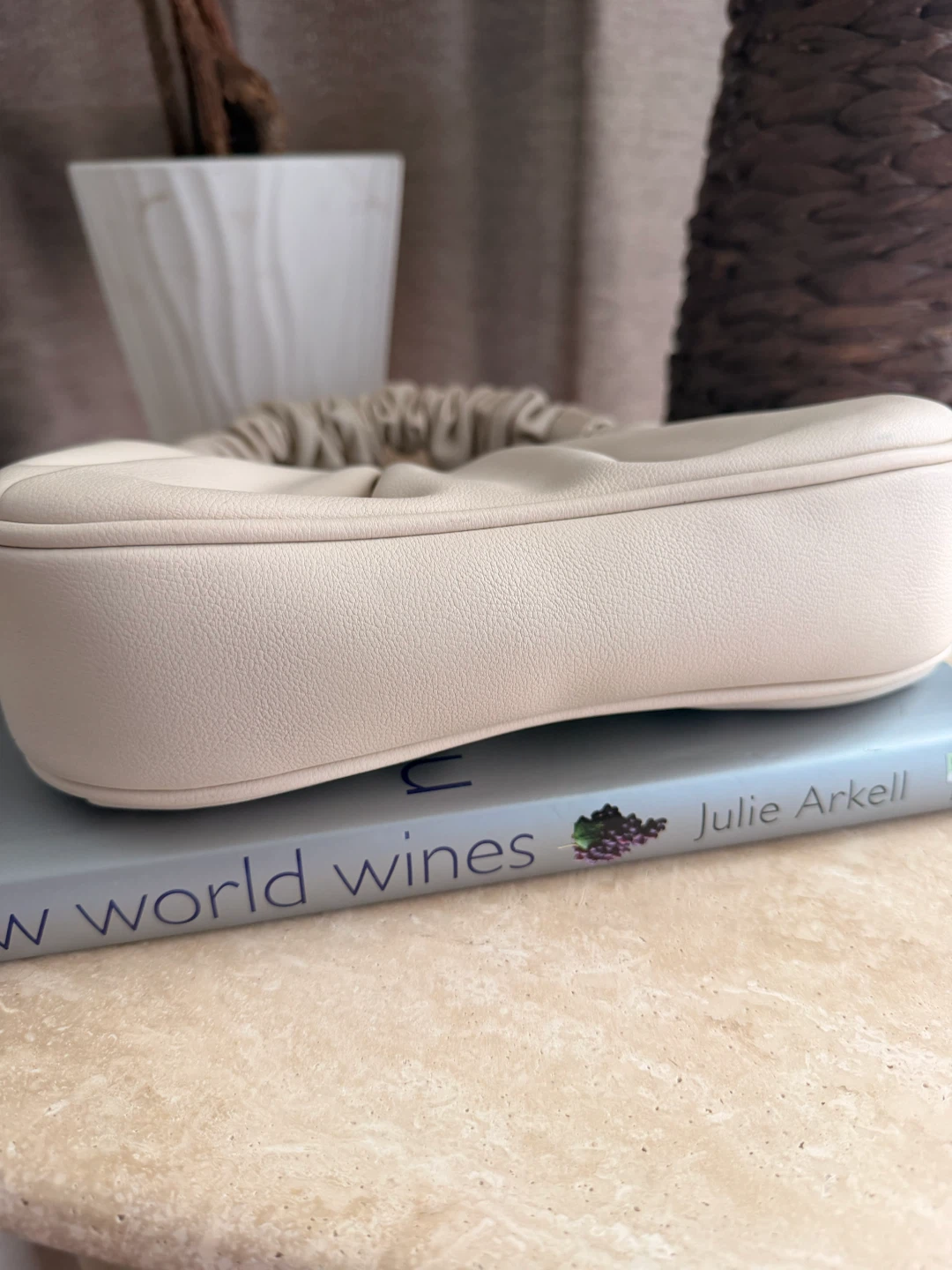 JW Pei Cream Ruched Hobo Handbag - photo 5