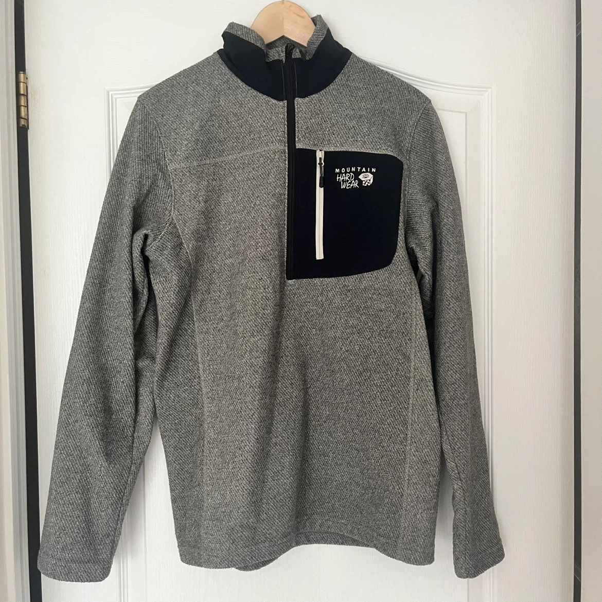 Mountain Hardwear Toasty Twill 1/2 zip Fleece, Small