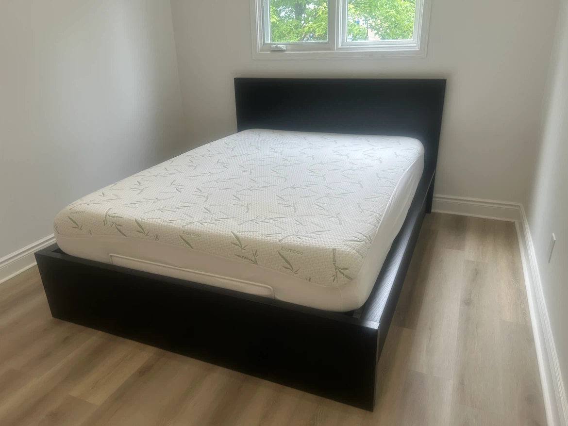 Queen Black Storage Bed Frame with Lift-Up Mattress Base