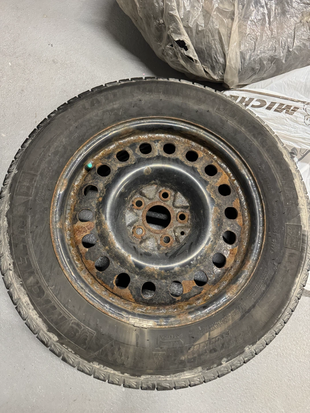 Michelin Winter Tire with Rim
