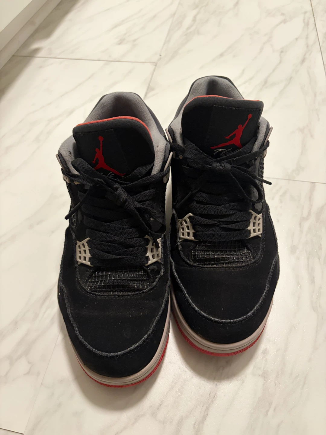 Nike Air Jordan 4 Retro Black Cement well used 9.5 size