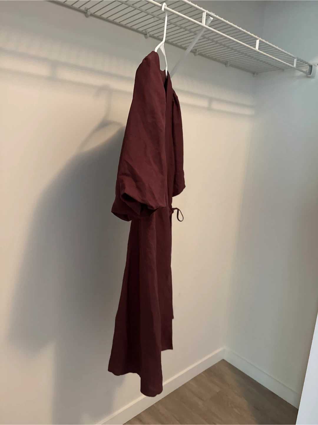 MINKPINK Burgundy Wrap Dress - Size Large - photo 4