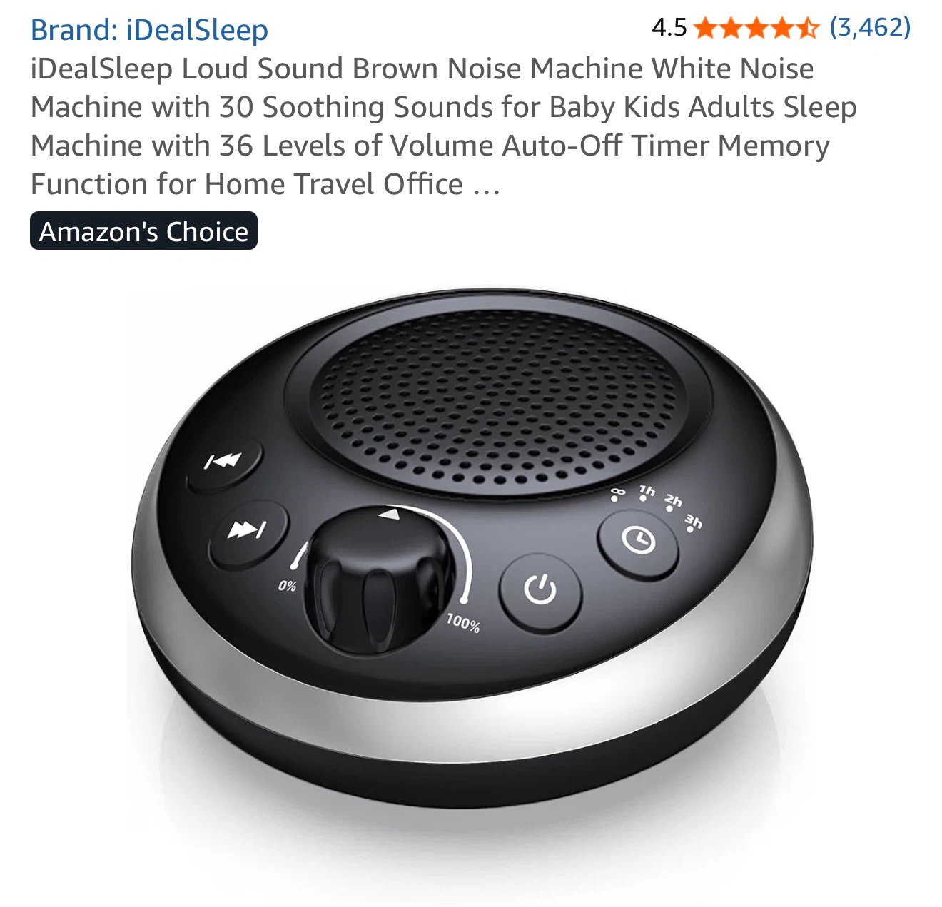 iDealSleep Sound Machine