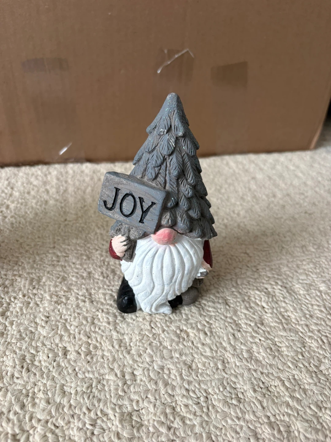 Decorative Gnome with JOY sign