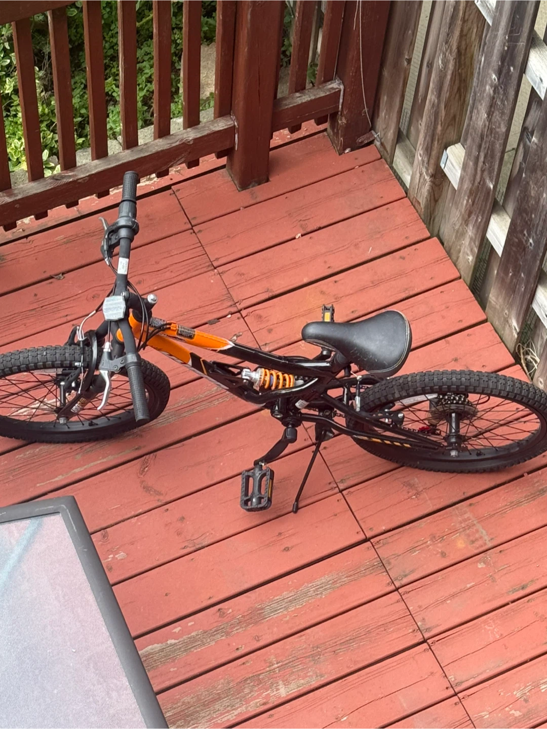 Orange and Black Kids Mountain Bike