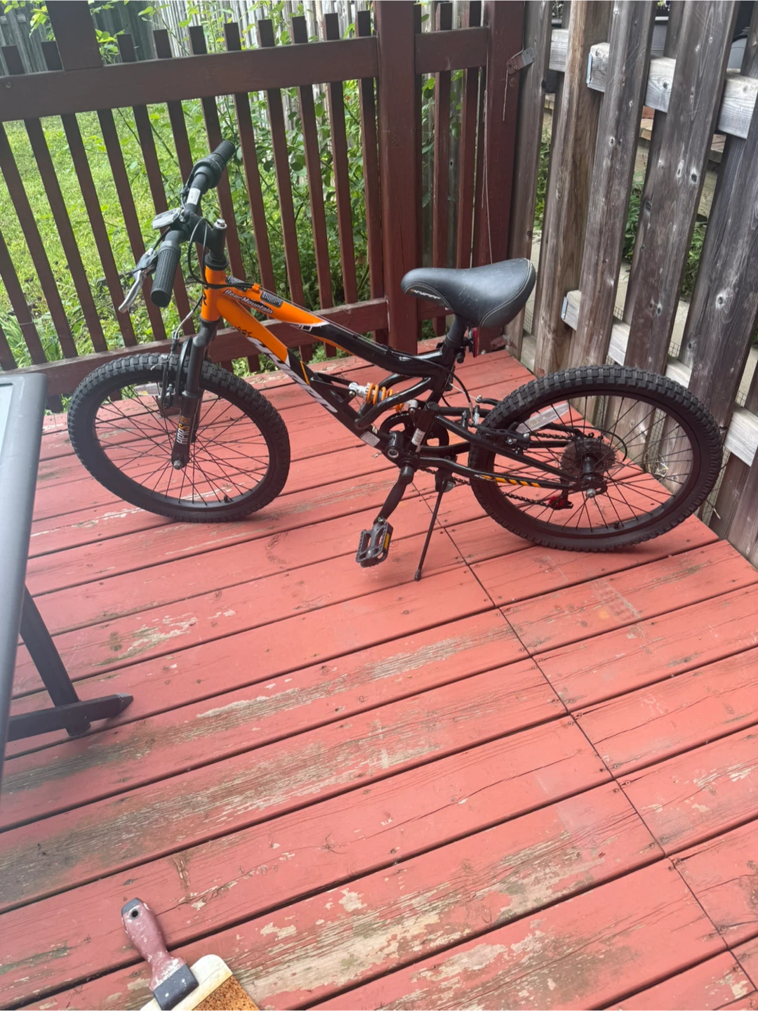 Orange and Black Kids Mountain Bike - photo 2