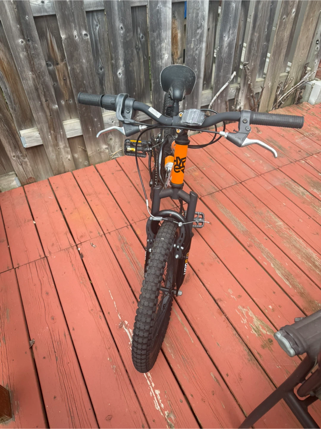 Orange and Black Kids Mountain Bike - photo 3
