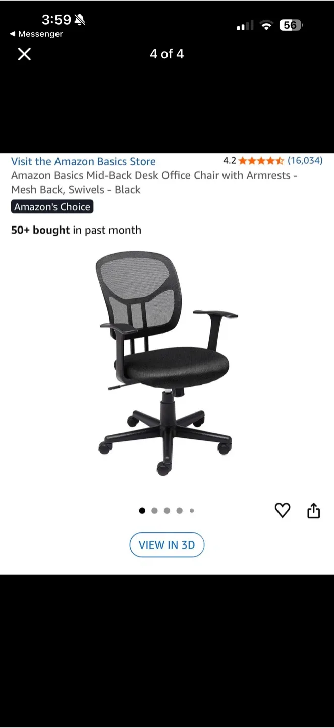 Office Chair with Armrests