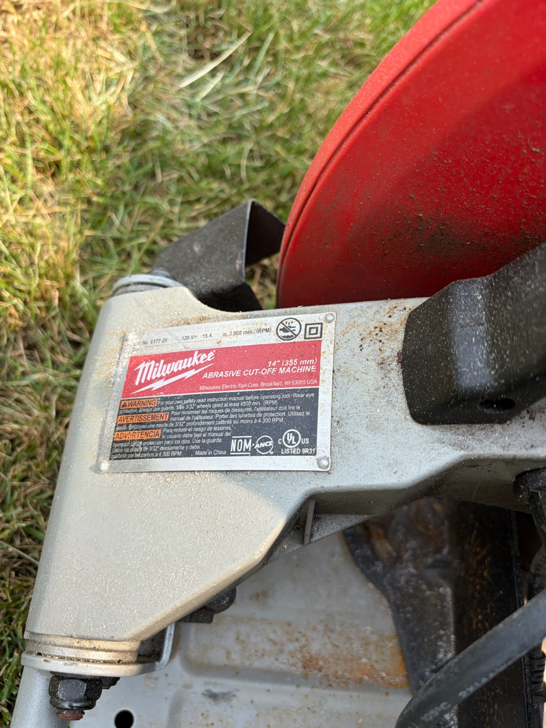 Milwaukee 14" Abrasive Cut-Off Machine