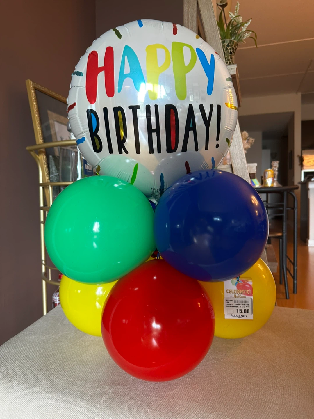 Happy Birthday Balloon Arrangement
