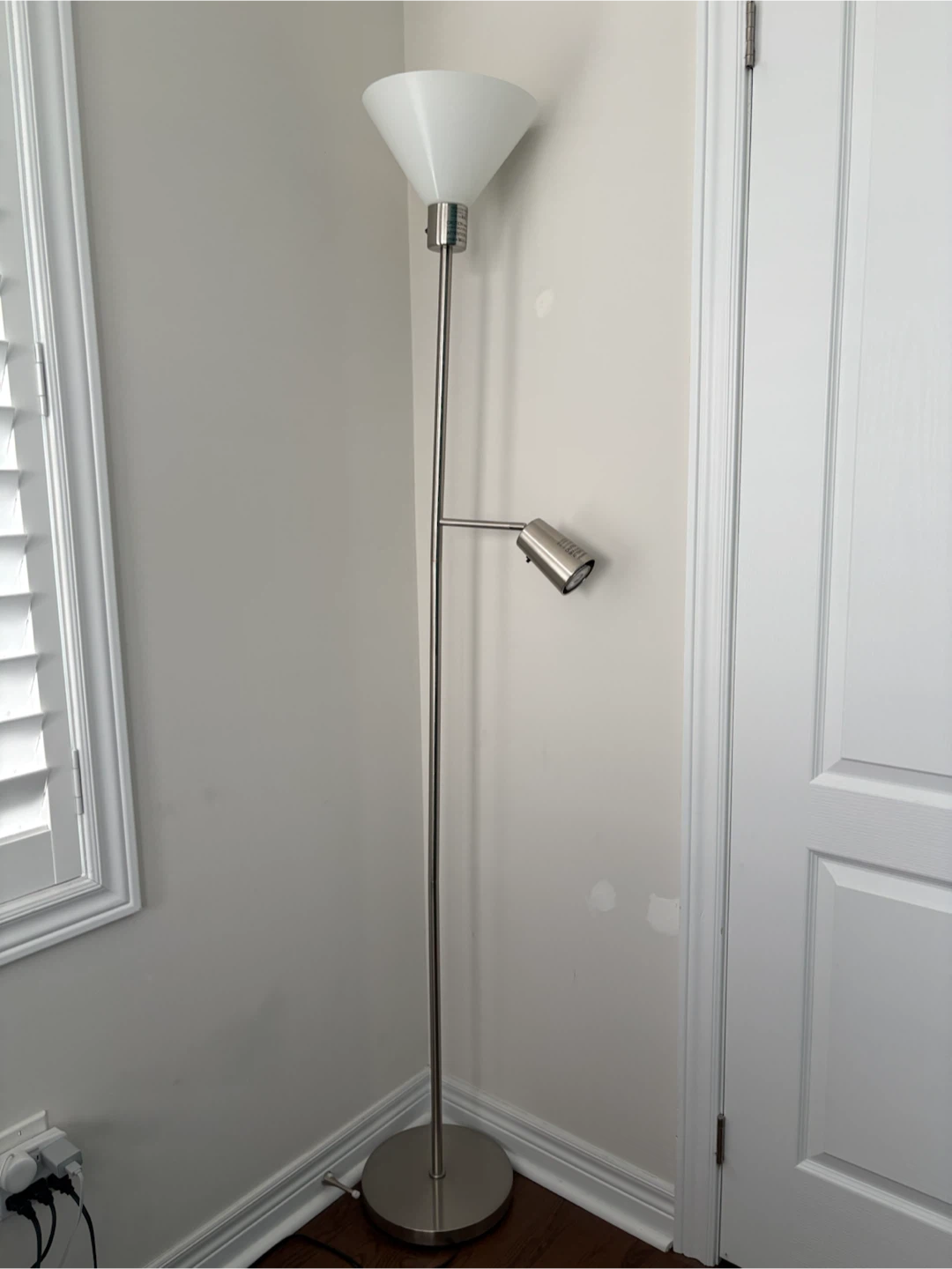 IKEA FLUGBO Floor Lamp with Spotlight
