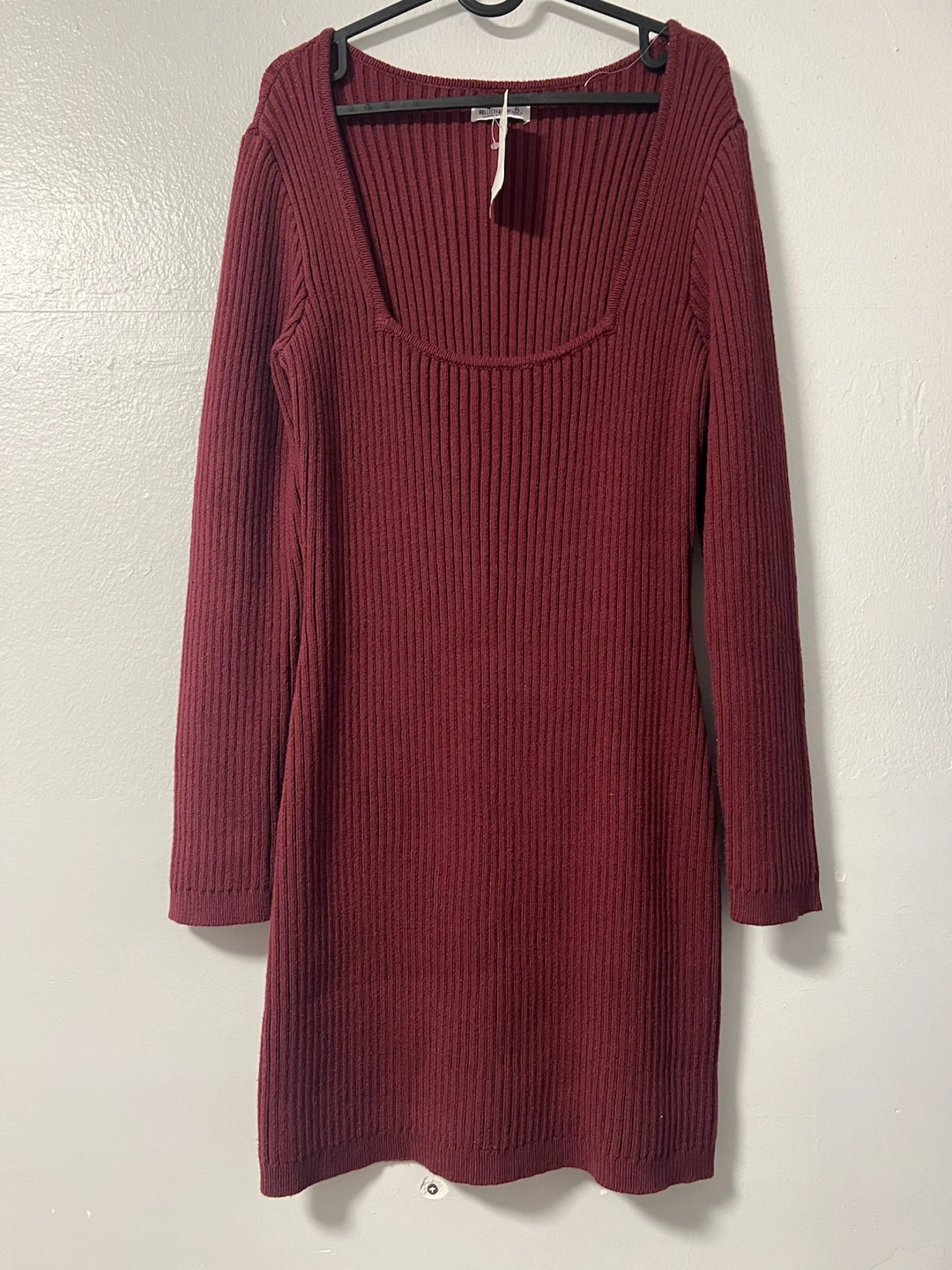 Hollister NWT fall sweater dress in Burgundy