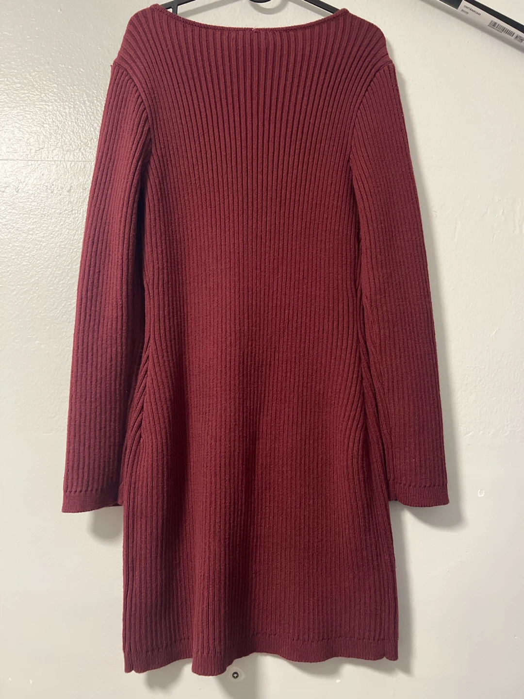 Hollister NWT fall sweater dress in Burgundy - photo 3
