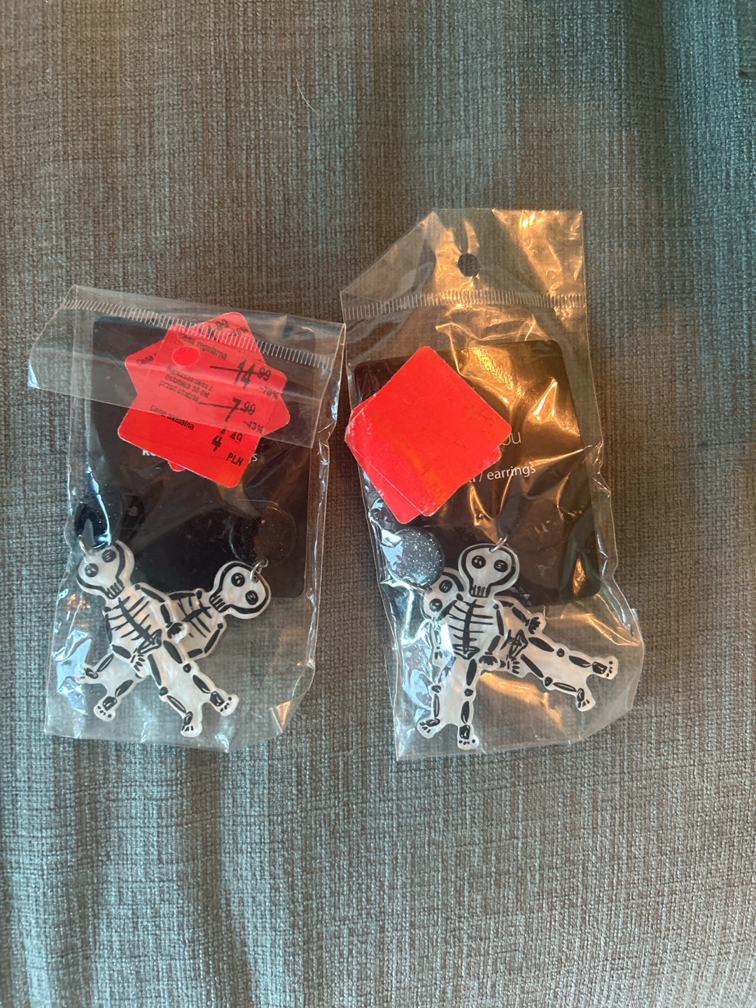 Skeleton Earrings (Set of 2)