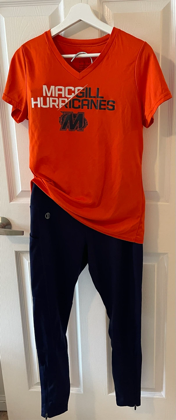 MacGill Hurricanes V-Neck T-Shirt
