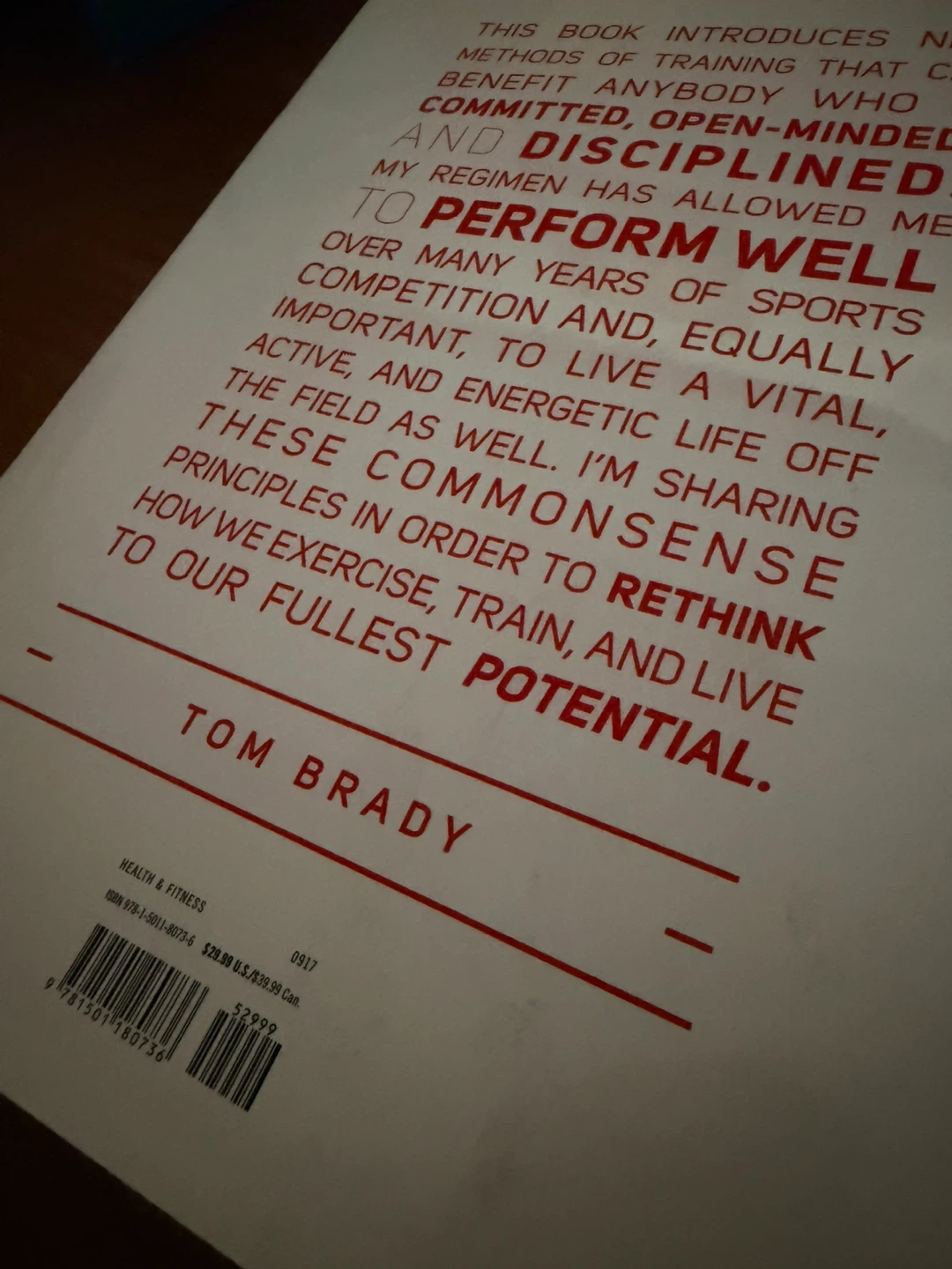 The TB12 Method by Tom Brady Book - photo 3