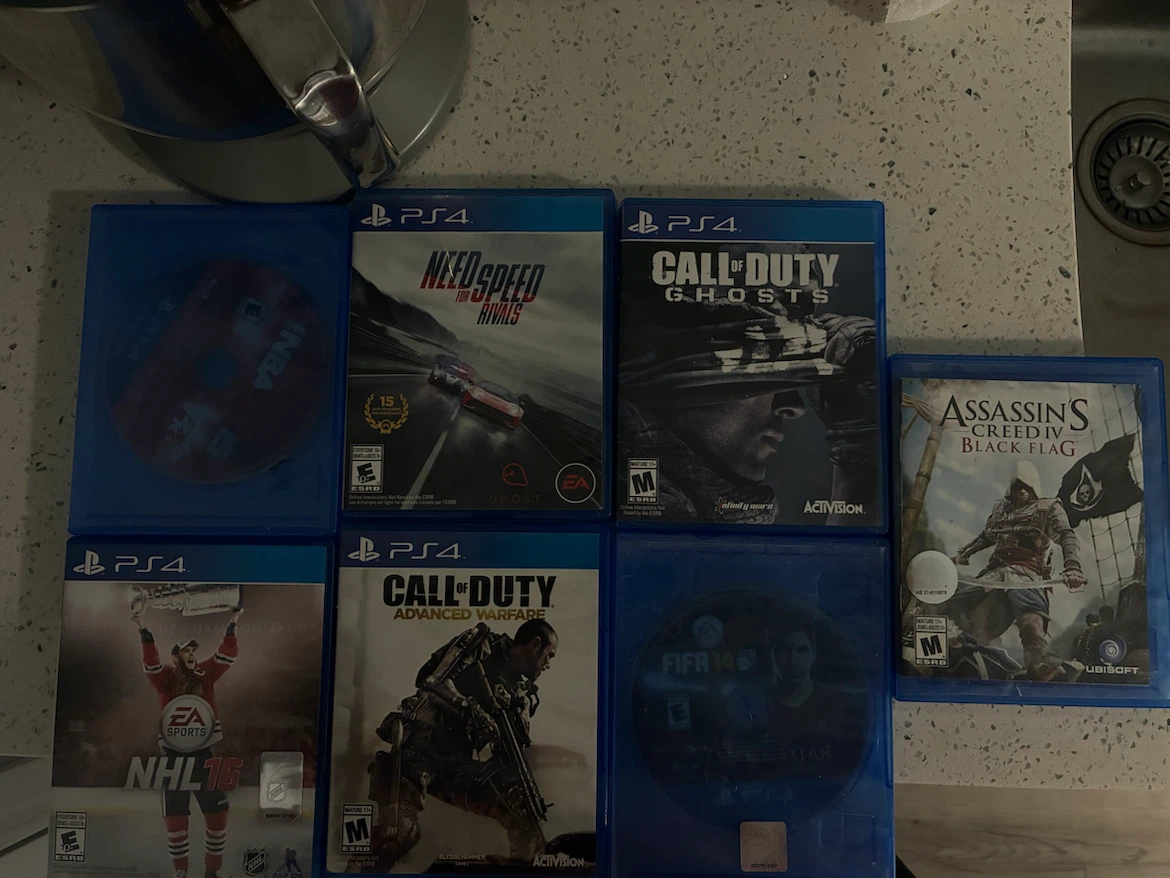 PlayStation 4 Console with Games