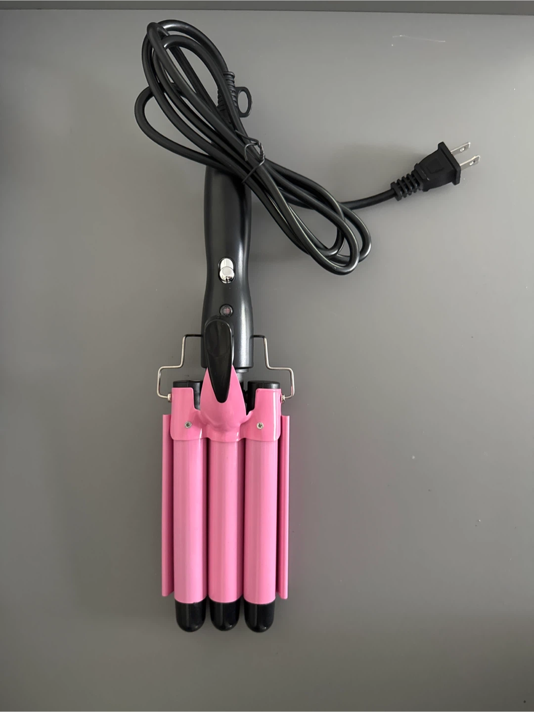 Pink 3-Barrel Hair Waver