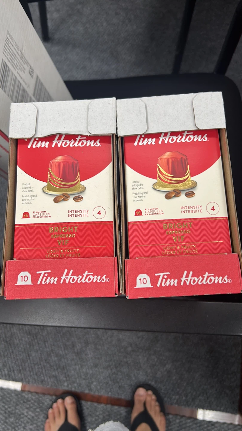 Tim Hortons Bright Espresso Coffee Capsules (20 Pack)
