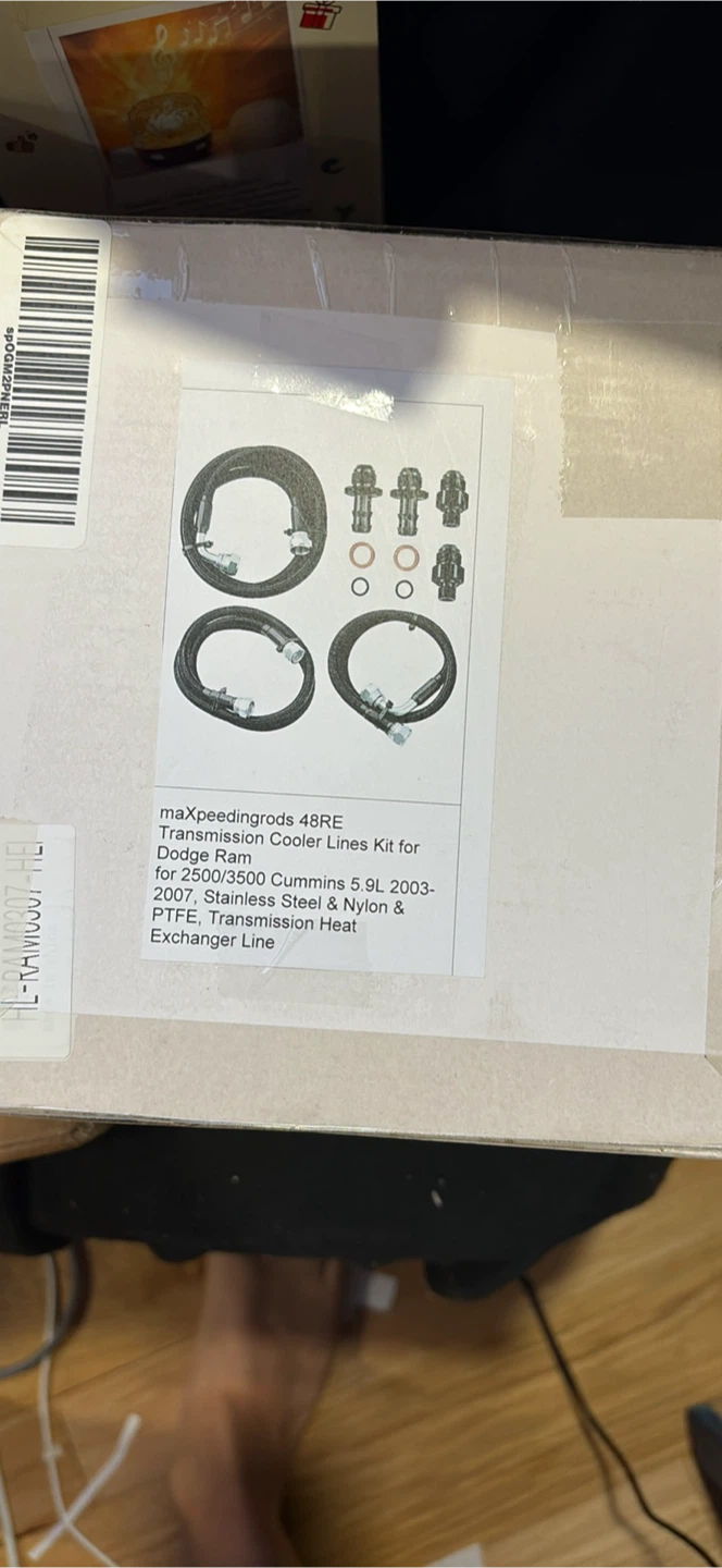 48RE Transmission Cooler Lines Kit dodge ram 2500/3500 5.9 L - photo 2