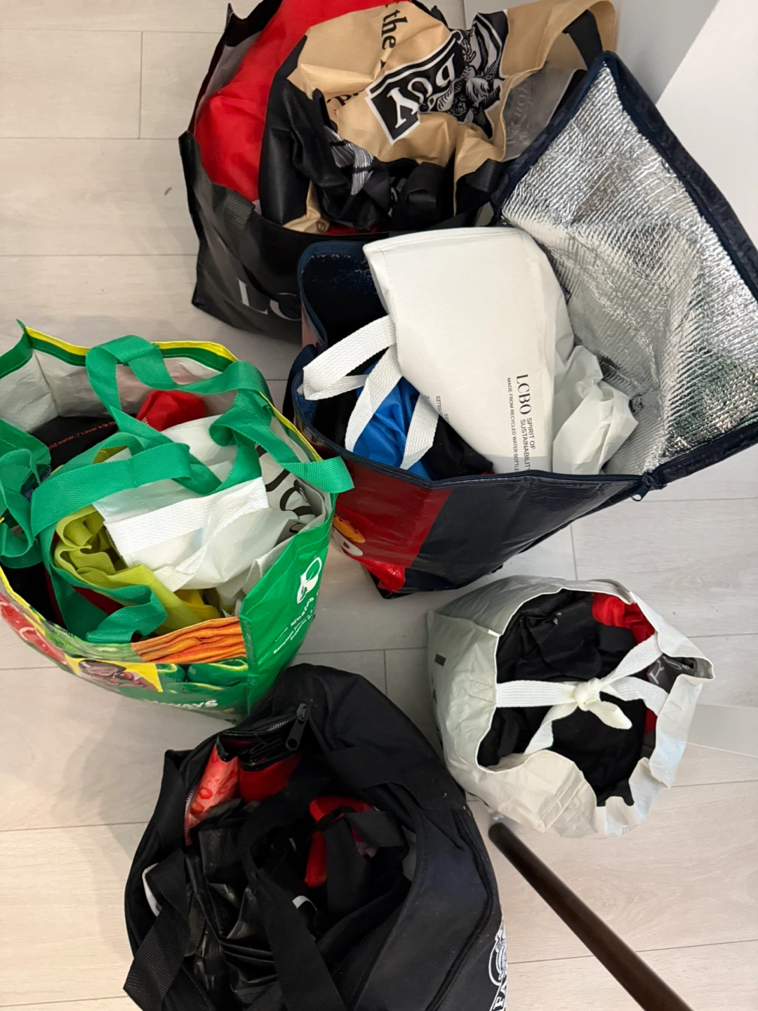 Assorted Reusable Shopping Bags