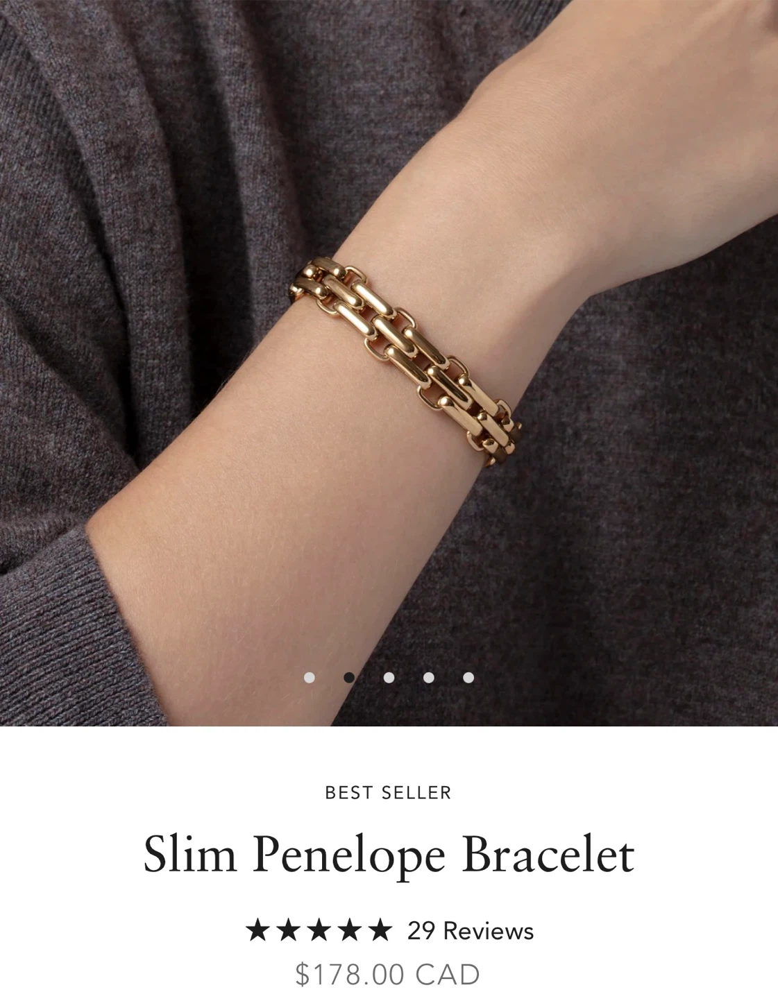 Jenny Bird Slim Penelope Bracelet