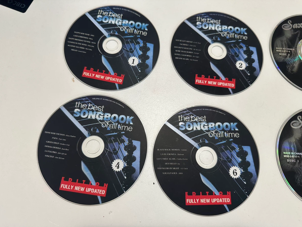The Best Songbook of All Time & Sax for Lovers CDs - photo 2