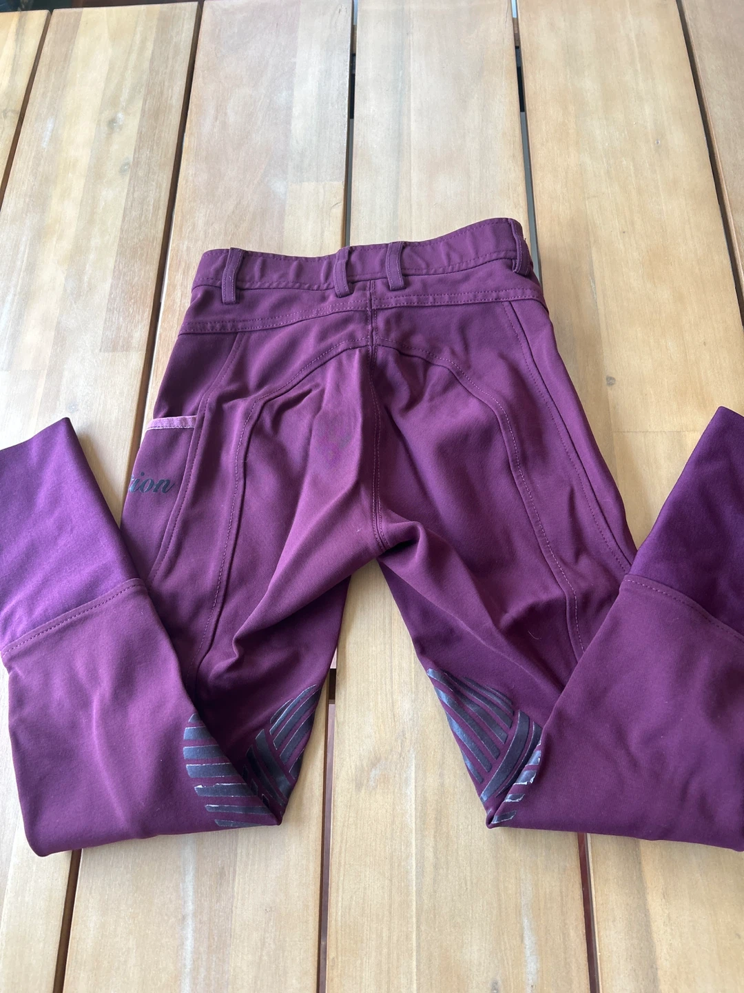 Elation Red Label Sport Riding Breeches Size 8 Burgundy - photo 3