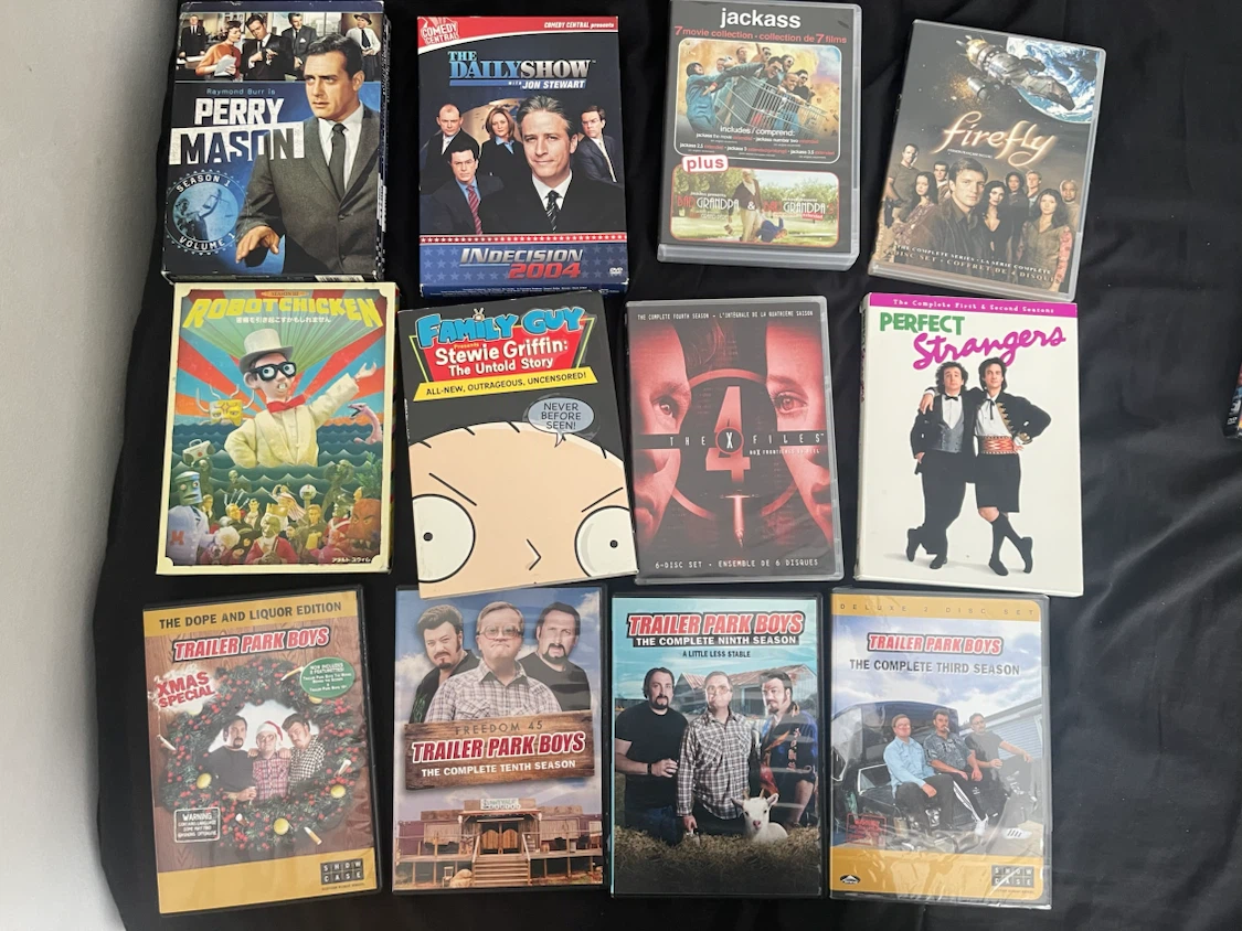Bundle of 8 TV Seasons on DVD