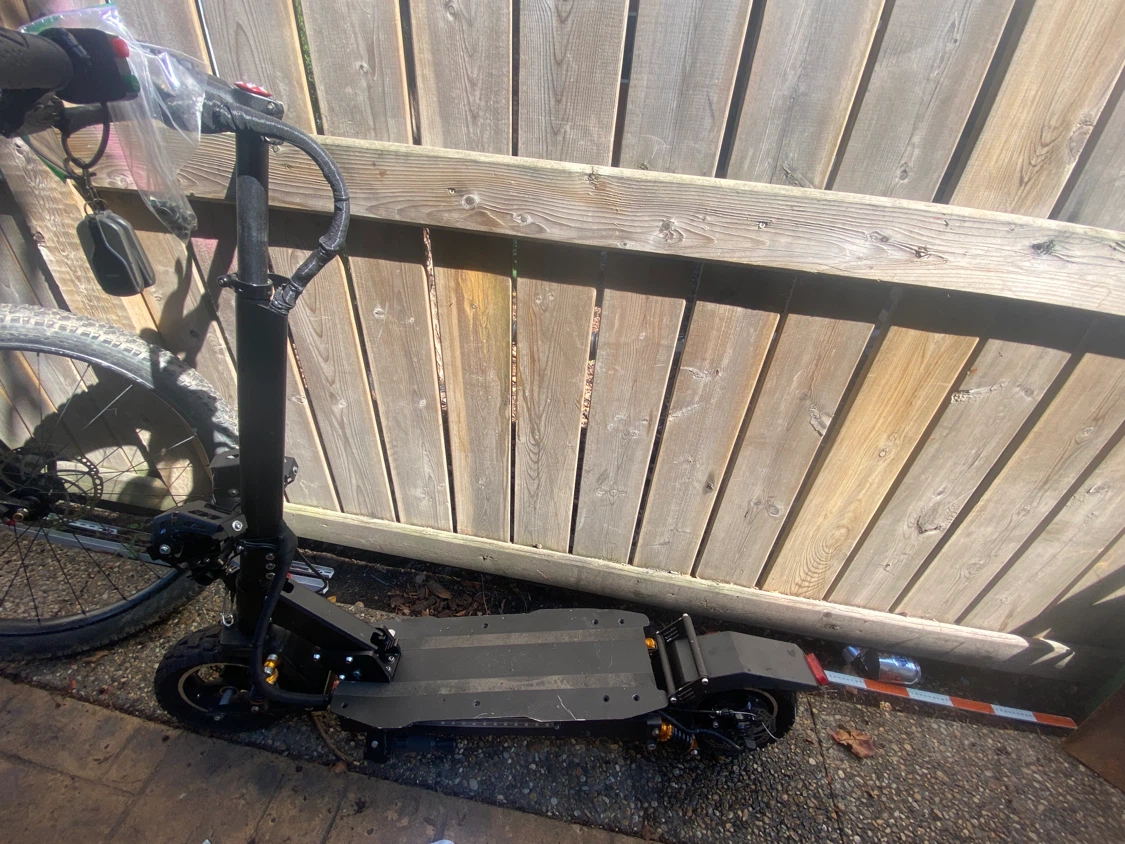 Black Electric Scooter