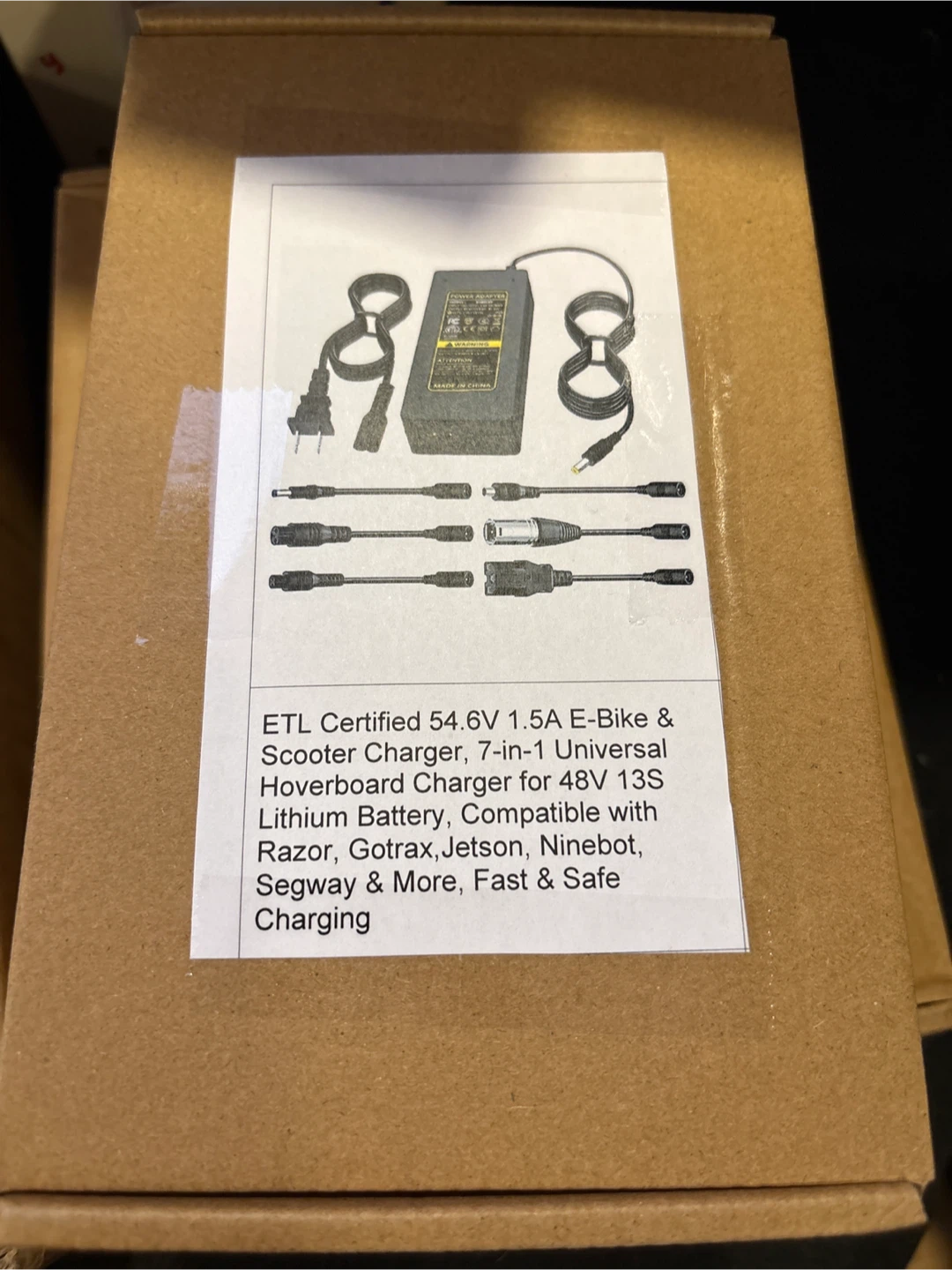 ETL Certified 54.6V 1.5A E-Bike & Scooter Charger - photo 2