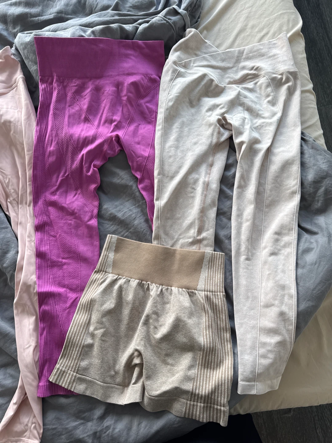 Set of 7 Seamless Workout Leggings & Shorts - photo 2