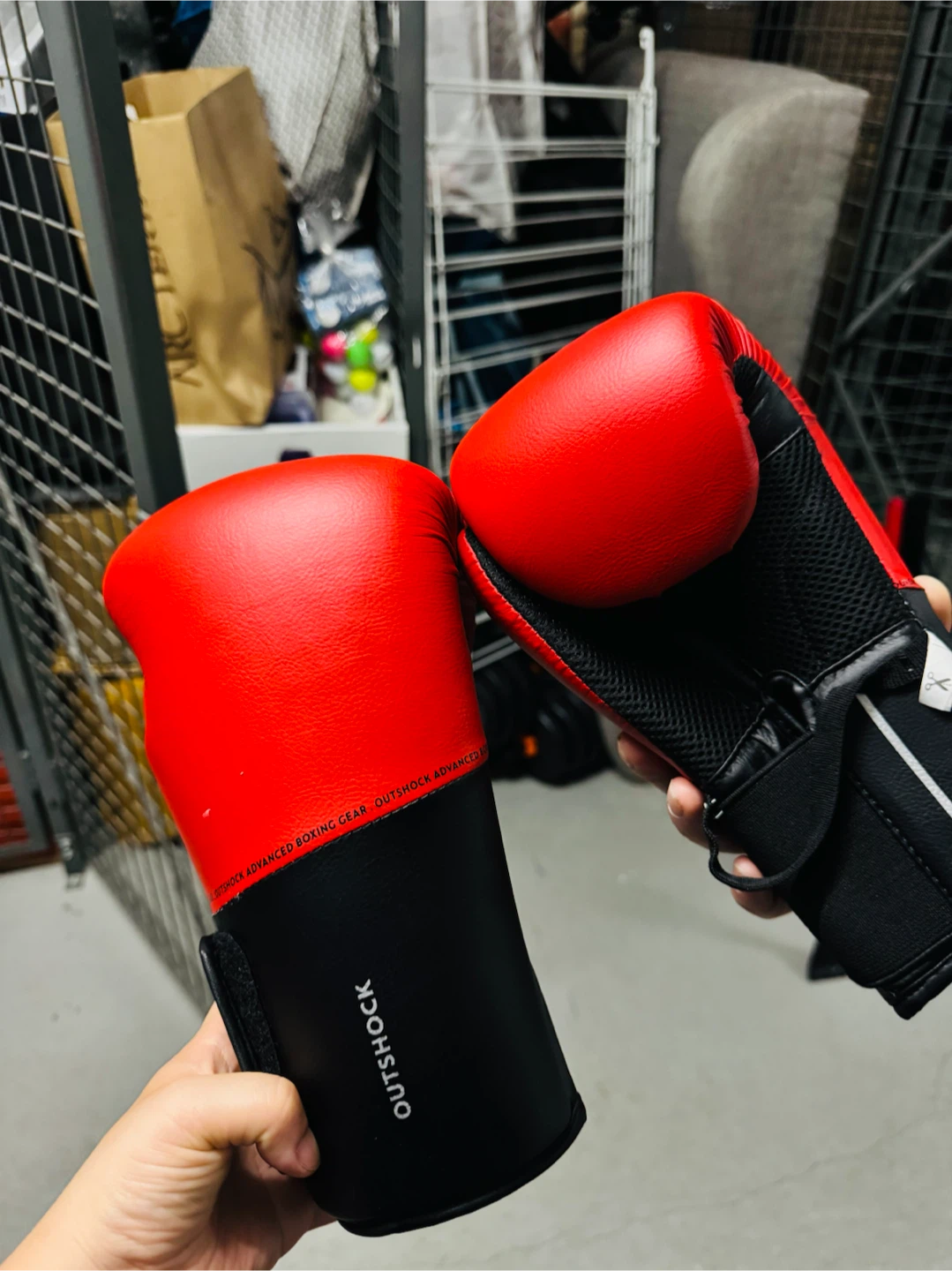 Outshock Red Boxing Gloves 8oz & 10oz - photo 4