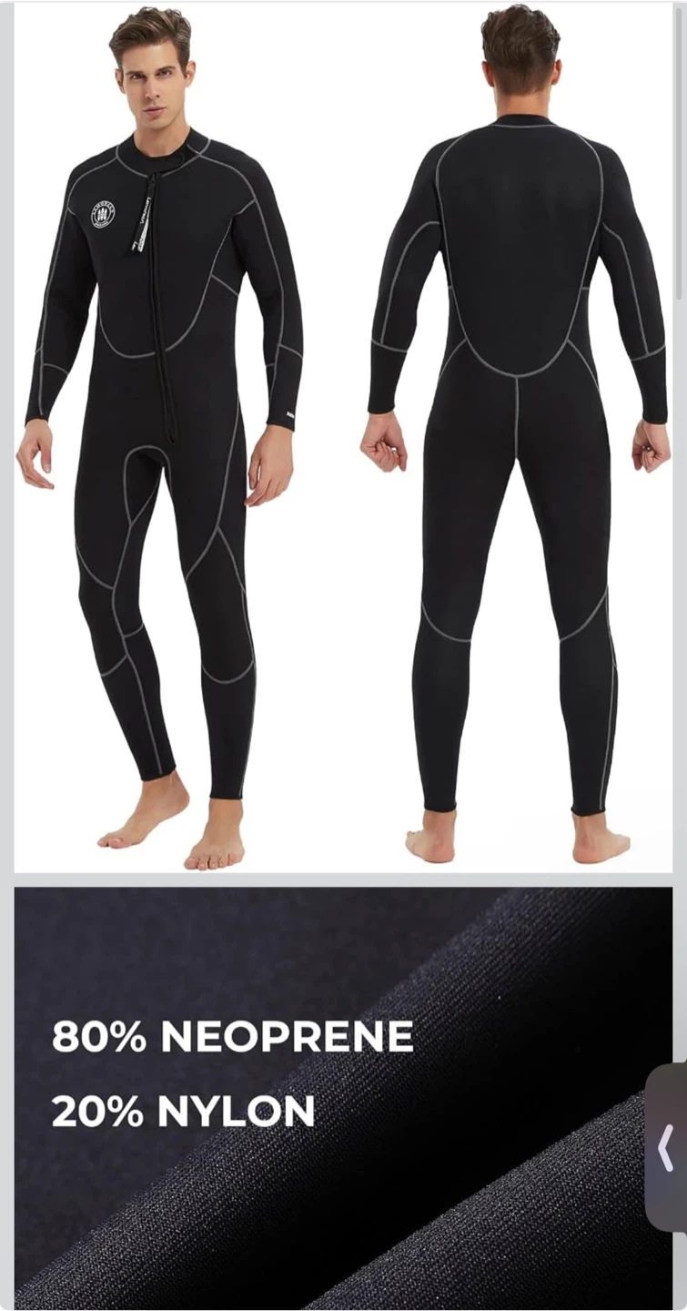 Lemoracn Men's 3mm Wetsuit XX-Large