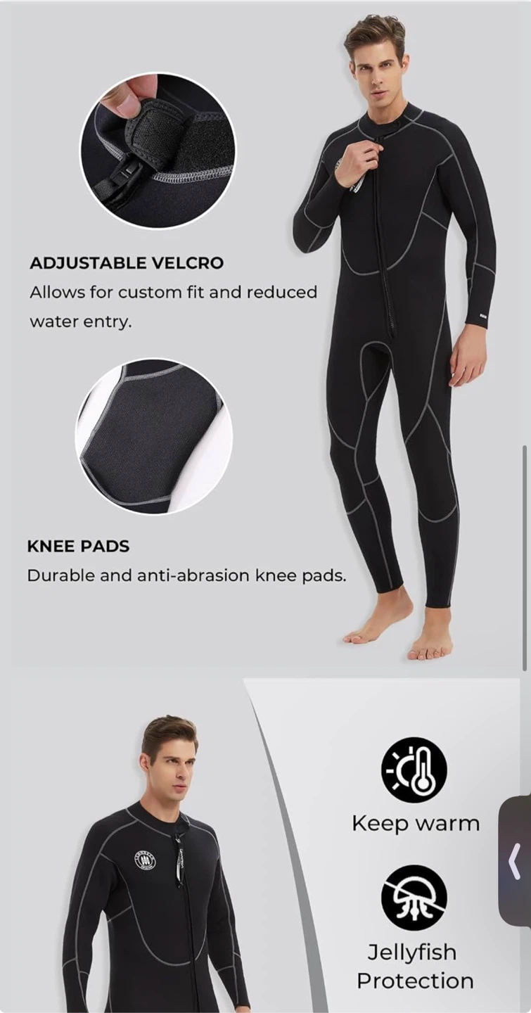 Lemoracn Men's 3mm Wetsuit XX-Large - photo 4