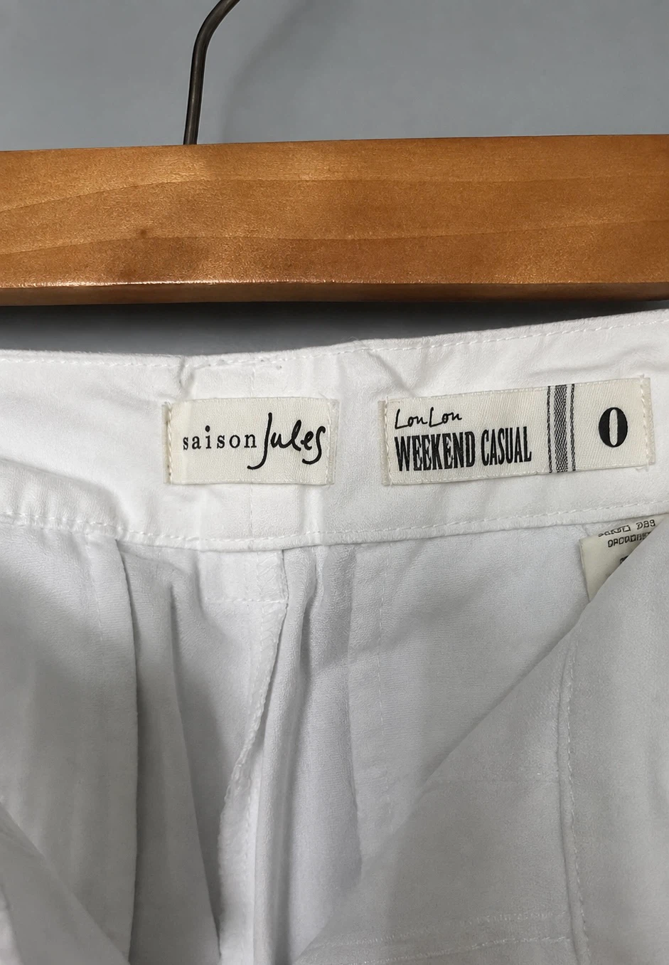 Saison Jules White Weekend Casual Pants Size 0 - photo 5