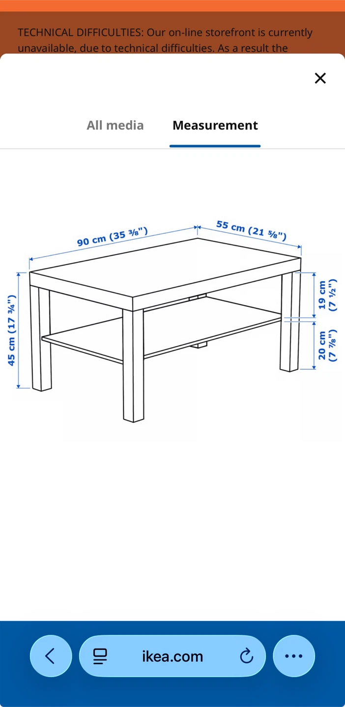 IKEA Coffee Table - White - photo 2