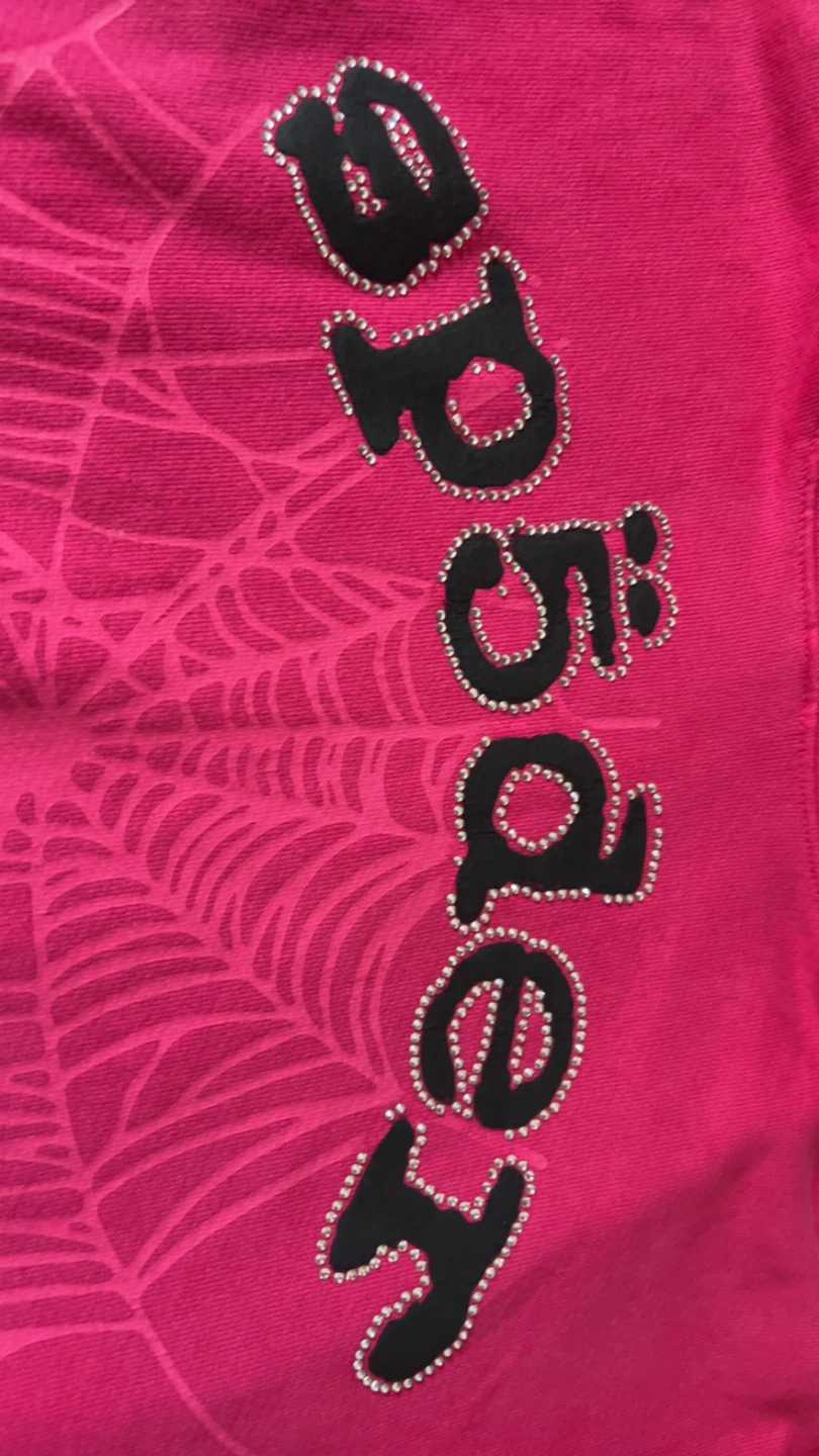 Sp5der Hoodie Pink Size M - photo 2