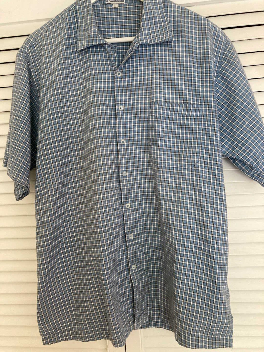Pennyshoppe Men's Corton  Plaid Short Sleeve Shirt Size L - photo 2