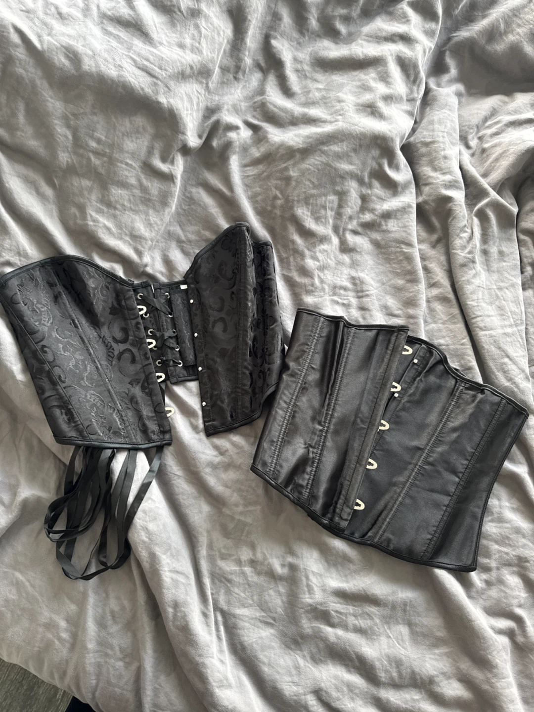 Black Corset Set Of Two