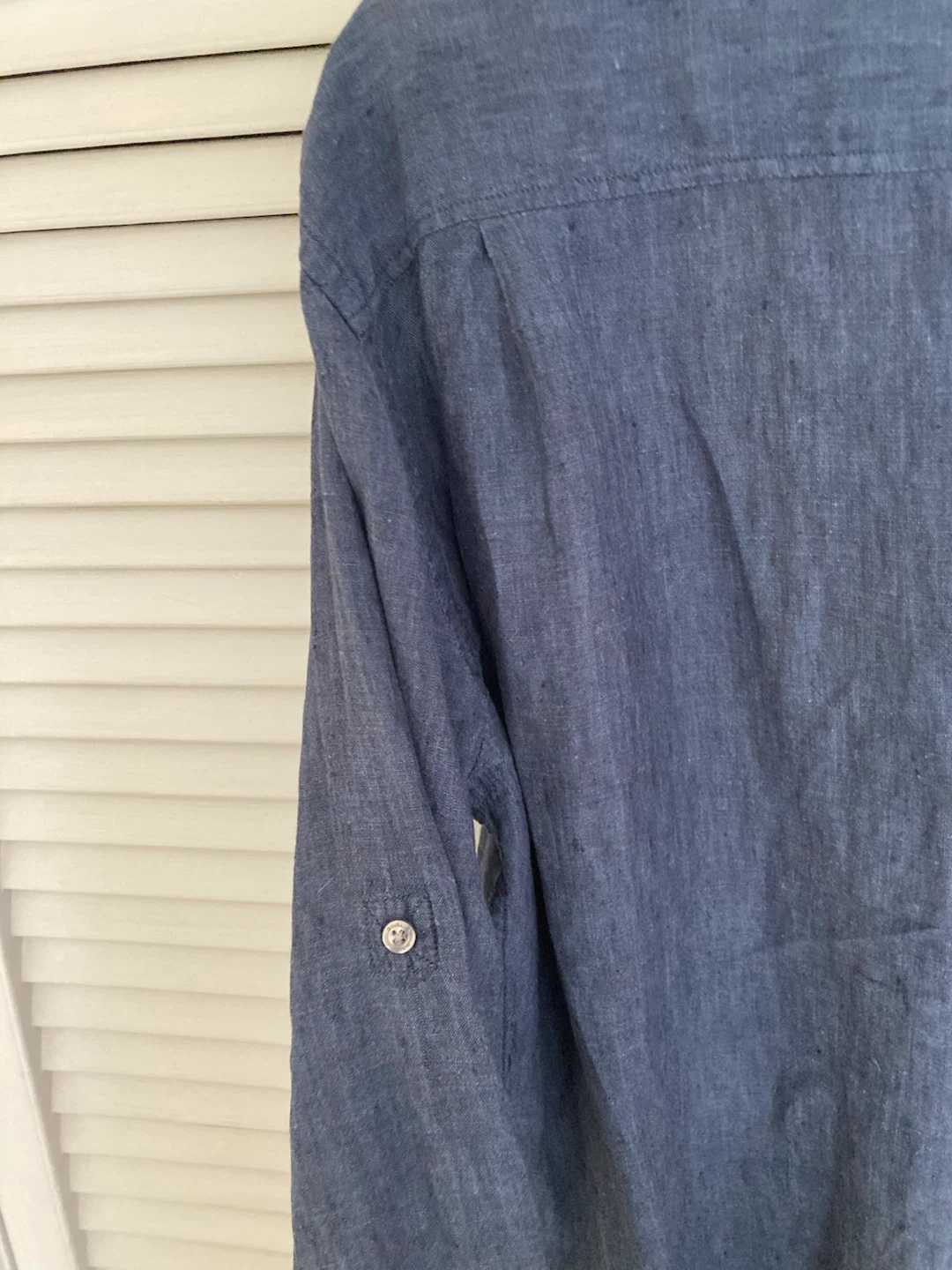 Men's Linen Long-sleeve Shirt M - photo 3