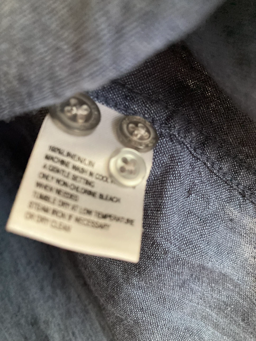 Men's Linen Long-sleeve Shirt M - photo 5