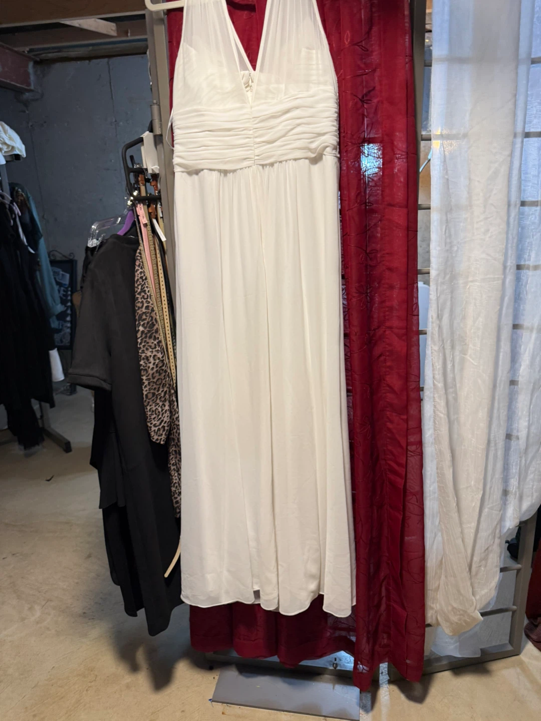 Lauren Ralph Lauren White Ruched Gown - photo 3