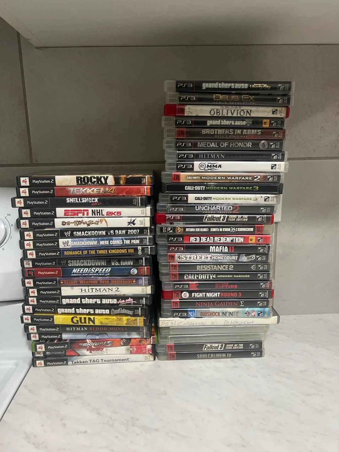 Collection of PlayStation 2 and PlayStation 3 Games