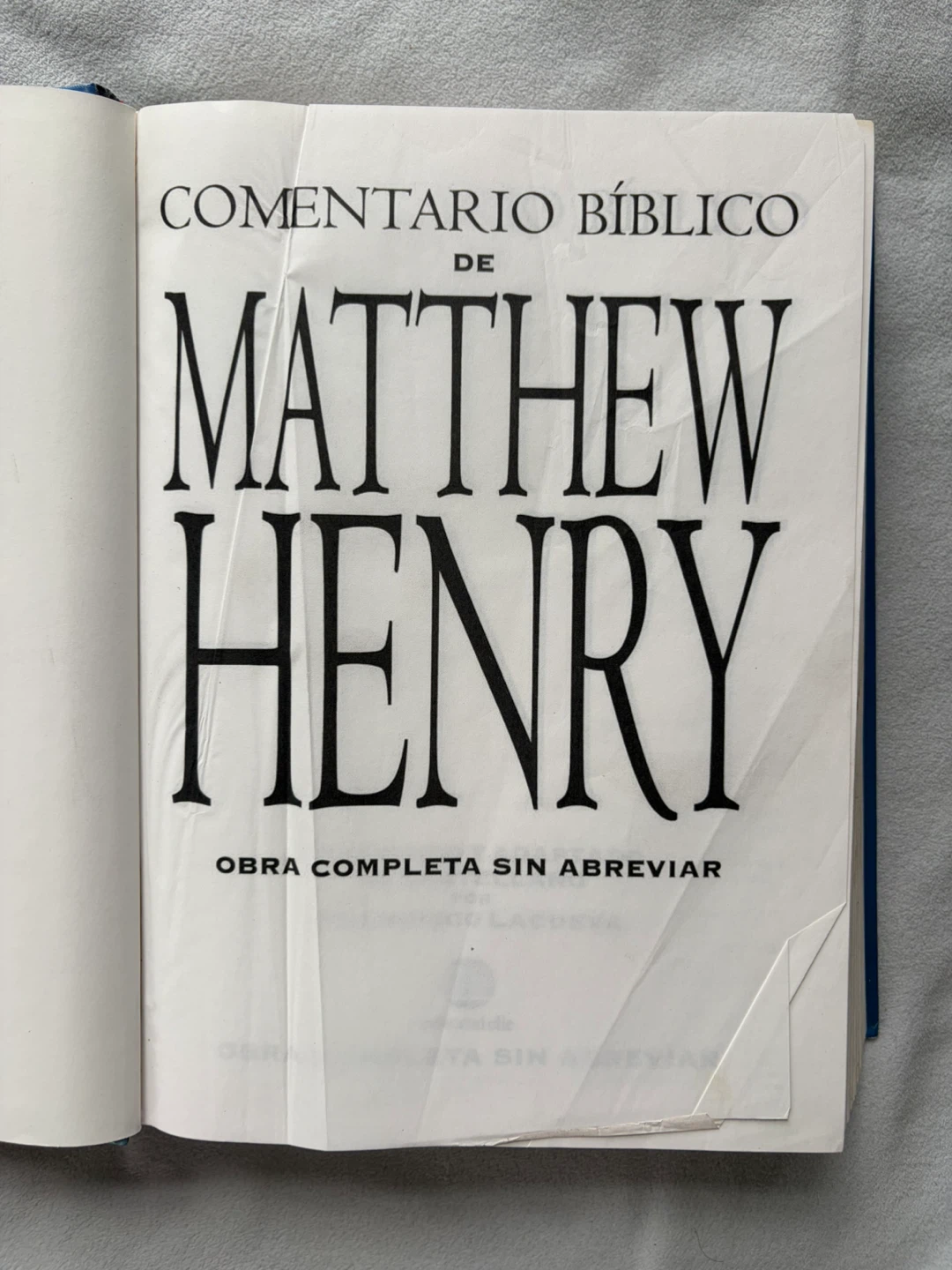 Comentario Biblico De Matthew Henry Castellano - photo 5